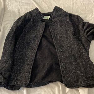 Blazer with silver sparkles and pockets